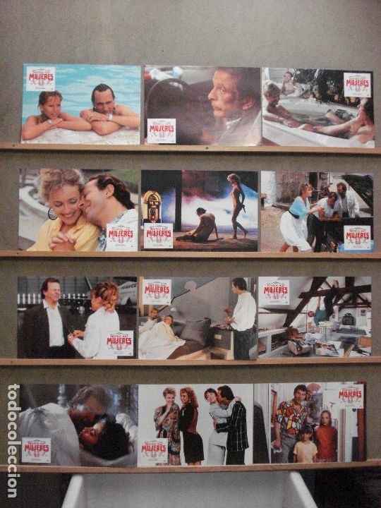 Cinema: ABA53 MIENTRAS HAYA MUJERES DIDIER KAMINKA SET COMPLETO 12 FOTOCROMOS ORIGINAL ESTRENO