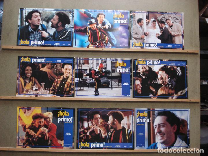 Kino: ABA57 HOLA PRIMO MERZAK ALLOUACHE SET COMPLETO 9 FOTOCROMOS ORIGINAL ESTRENO