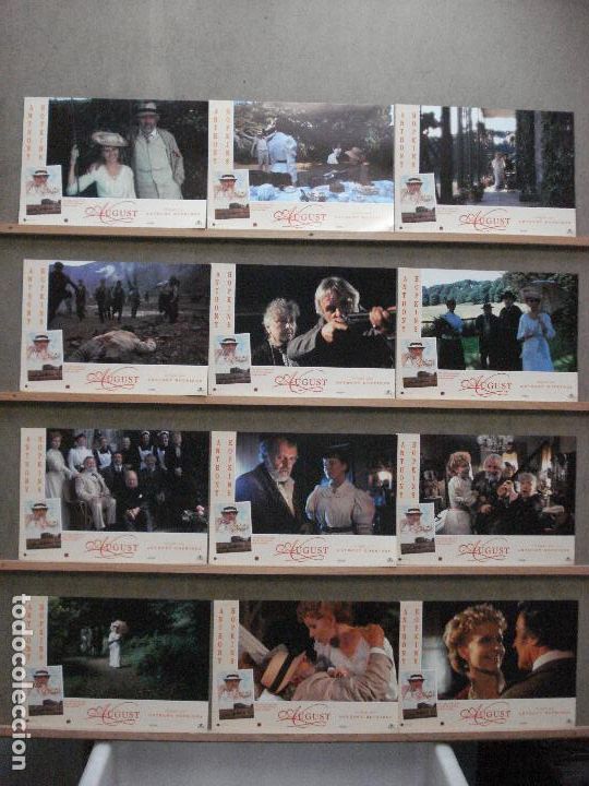 Cine: ABA69 AUGUST ANTHONY HOPKINS SET COMPLETO 12 FOTOCROMOS ORIGINAL ESTRENO