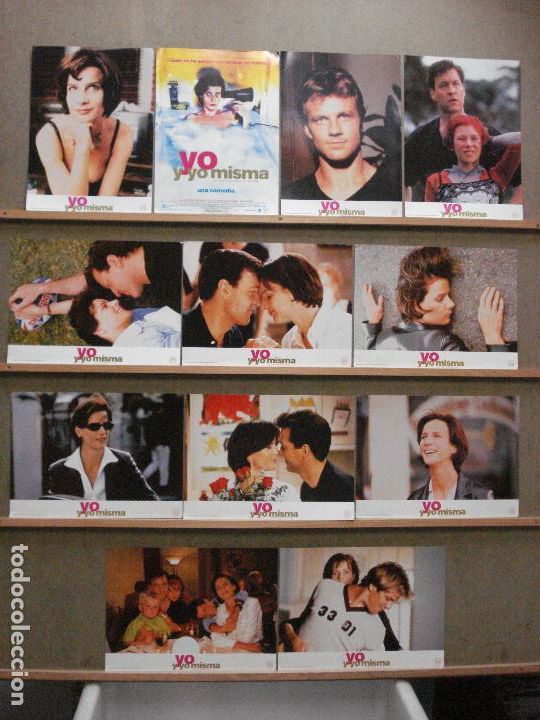 Cinema: ABA70 YO Y YO MISMA RACHEL GRIFFITHS PIP KARMEL SET COMPLETO 12 FOTOCROMOS ORIGINAL ESTRENO
