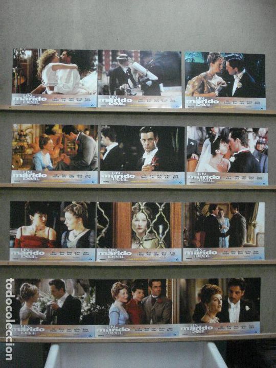 Cinema: ABA72 UN MARIDO IDEAL CATE BLANCHETT MINNIE DRIVER RUPERT EVERETT SET 12 FOTOCROMOS ORIGINAL ESTRENO