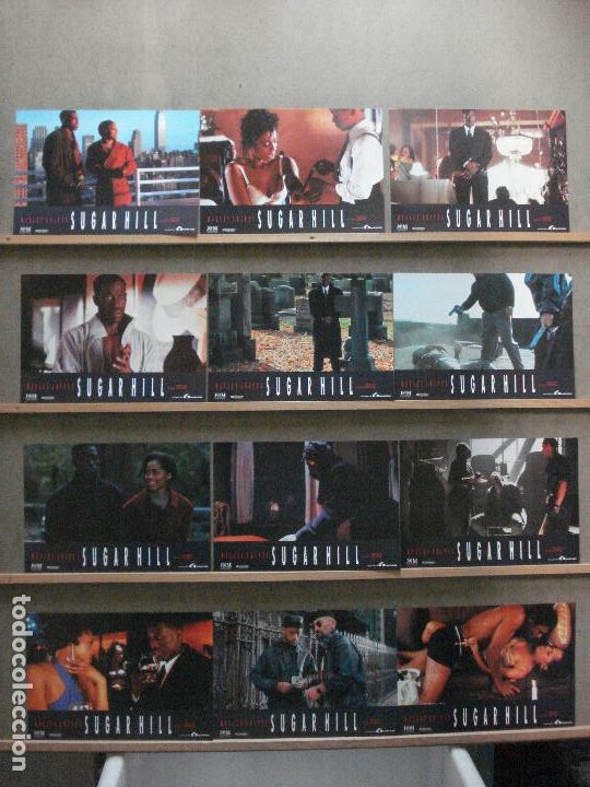 Cinema: ABA75 SUGARHILL WESLEY SNIPES SET COMPLETO 12 FOTOCROMOS ORIGINALES ESTRENO