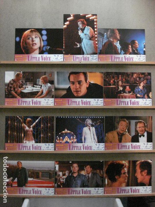 Cine: ABA82 LITTLE VOICE EWAN MCGREGOR MICHAEL CAINE SET COMPLETO 12 FOTOCROMOS ORIGINALES ESTRENO