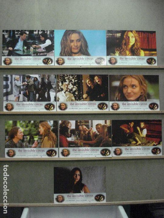Cine: ABA85 THE INVISIBLE CIRCUS CAMERON DIAZ JORDANA BREWSTER SET COMPLETO 10 FOTOCROMOS ORIGINAL ESTRENO