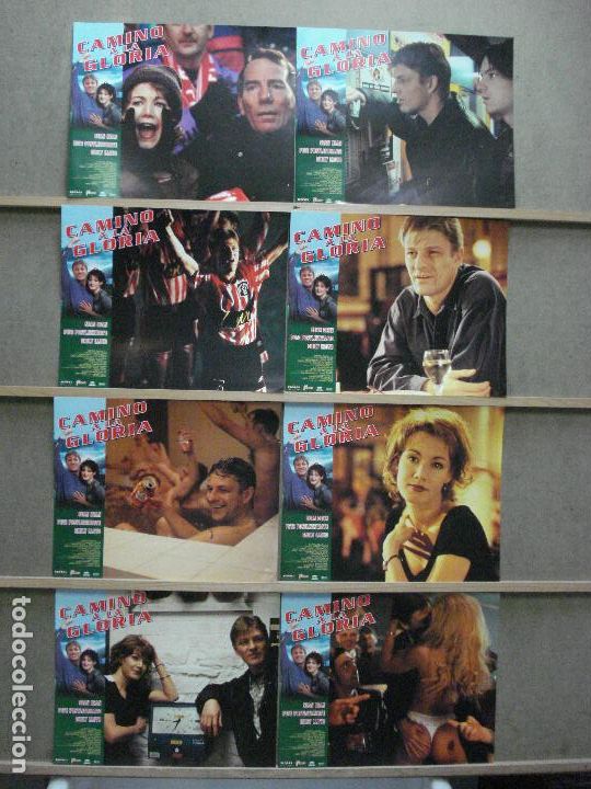 Cinema: ABA89 CAMINO A LA GLORIA SEAN BEAN FUTBOL SOCCER SET COMPLETO 8 FOTOCROMOS ORIGINAL ESTRENO