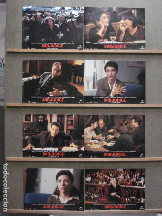 Cinema: ABB04 SUBJUDICE SILVIA MUNT ICIAR BOLLAIN ABEL FOLK SET COMPLETO 8 FOTOCROMOS ORIGINAL ESTRENO