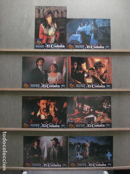 Cine: ABB05 EL COMETA DIEGO LUNA ANA CLAUDIA TALANCON SET COMPLETO 8 FOTOCROMOS ORIGINAL ESTRENO