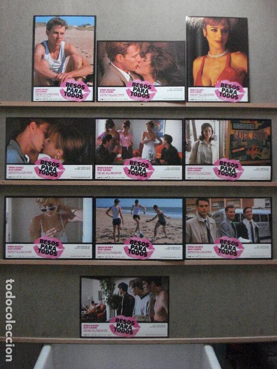 Cine: ABB07 BESOS PARA TODOS EMMA SUAREZ ELOY AZORIN LUIS TOSAR SET COMPLETO 10 FOTOCROMOS ORIG ESTRENO