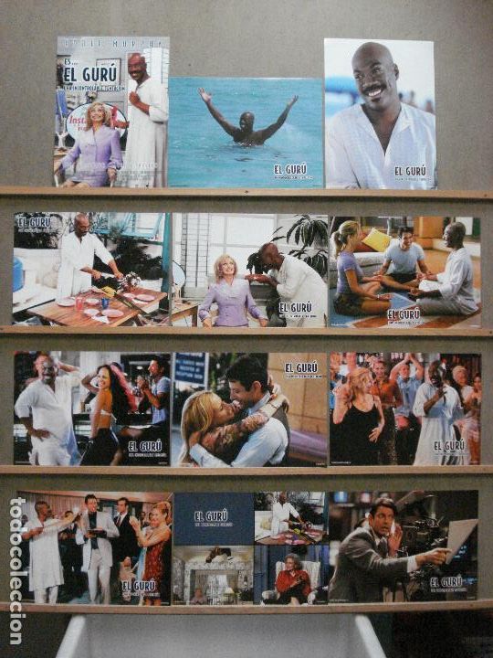 Cinema: ABB08 EL GURU EDDIE MURPHY SET COMPLETO 12 FOTOCROMOS ORIGINAL ESTRENO