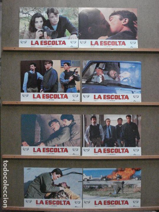 Cine: 2ABB10 LA ESCOLTA RICKY TOGNAZZI SET COMPLETO 8 FOTOCROMOS ORIGINAL ESTRENO