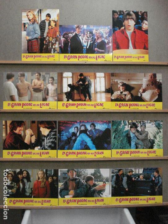 Cin&eacute;ma: ABB11 EL GRAN PEQUE VA DE LIGUE KATHY BATES GEORGE SCOTT SET COMPLETO 12 FOTOCROMOS ORIGINAL ESTRENO