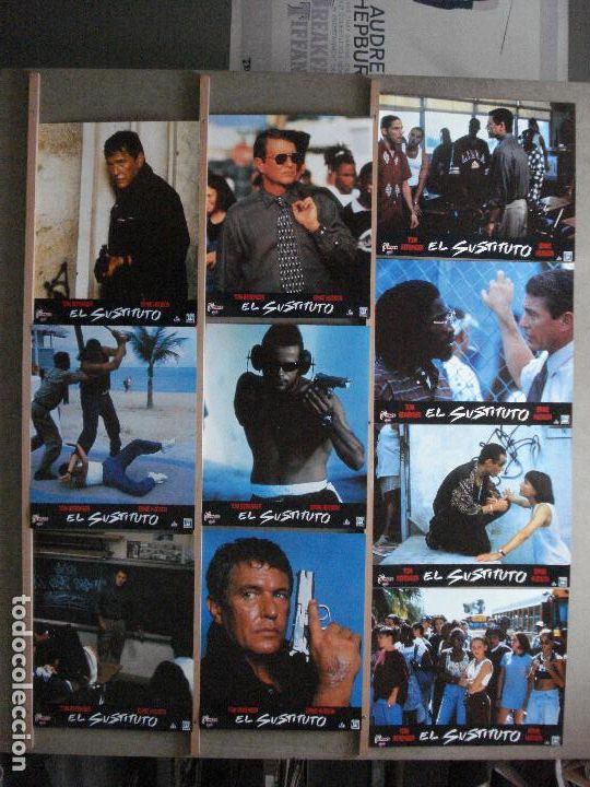 Cinema: ABB13 EL SUSTITUTO TOM BERENGER SET 10 FOTOCROMOS ORIGINAL ESTRENO