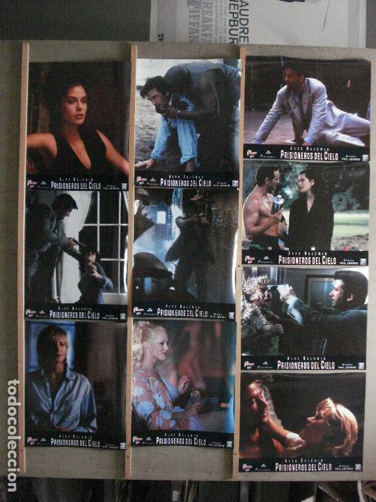 Cinema: ABB14 PRISIONEROS DEL CIELO ALEC BALDWIN KELLY LYNCH MASTERSON SET 10 FOTOCROMOS ORIGINAL ESTRENO