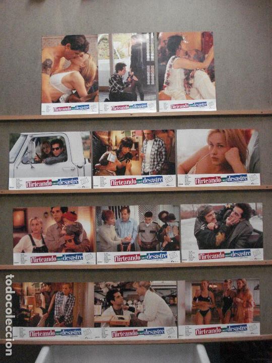 Cine: ABB23 FLIRTEANDO CON EL DESASTRE BEN STILLER SET COMPLETO 12 FOTOCROMOS ORIGINAL ESTRENO