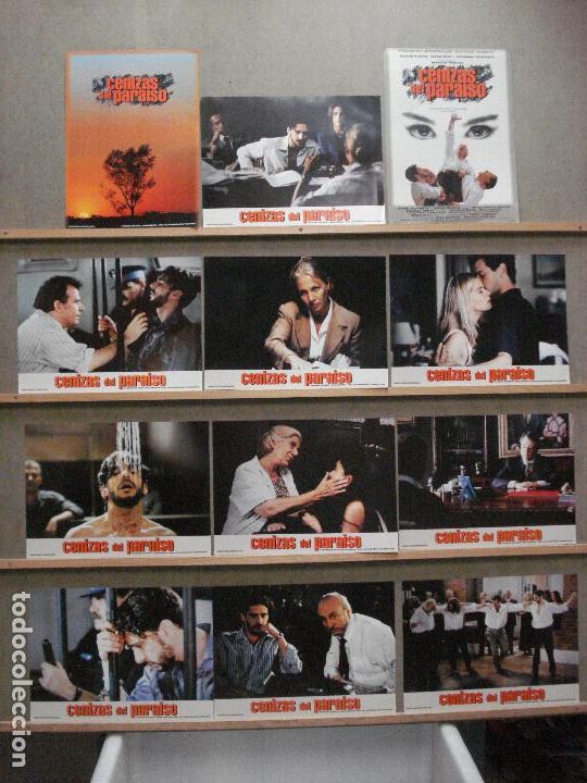 Cinema: ABB29 CENIZAS DEL PARAISO HECTOR ALTERIO CECILIA ROTH SET COMPLETO 12 FOTOCROMOS ORIGINAL ESTRENO