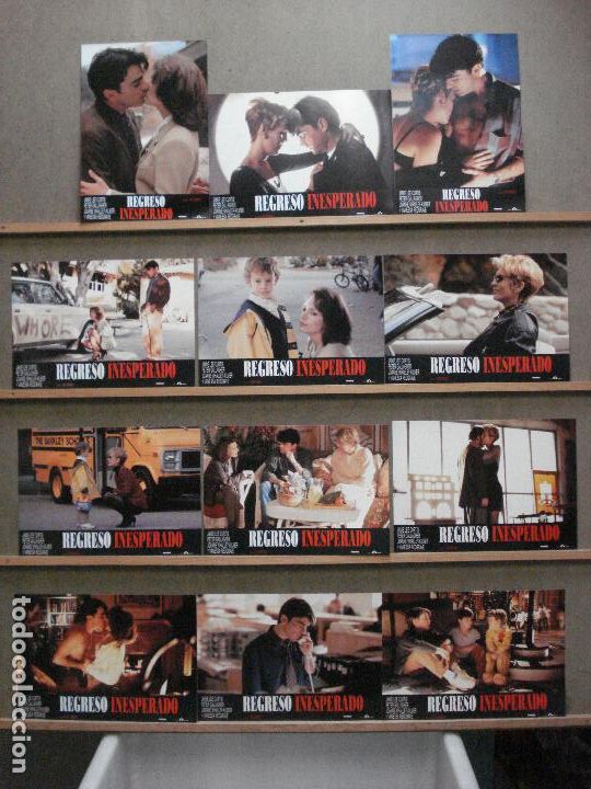Cin&eacute;ma: ABB35 REGRESO INESPERADO JAMIE LEE CURTIS SET COMPLETO 12 FOTOCROMOS ORIGINAL ESTRENO