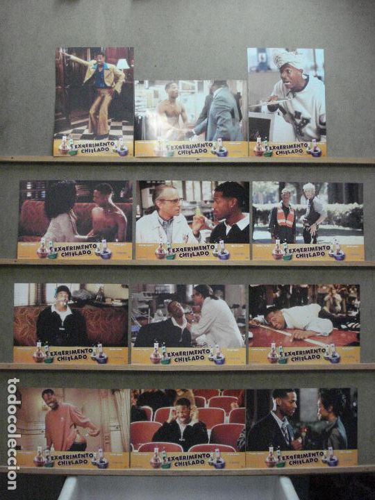 Cinema: ABB38 EXPERIMENTO CHIFLADO MARLON WAYANS SET COMPLETO 12 FOTOCROMOS ORIGINAL ESTRENO