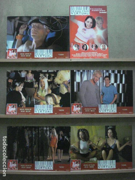Cine: ABB46 SEXUALIDAD VIRTUAL LAURA FRASER SET COMPLETO 6 FOTOCROMOS ORIG ESTRENO