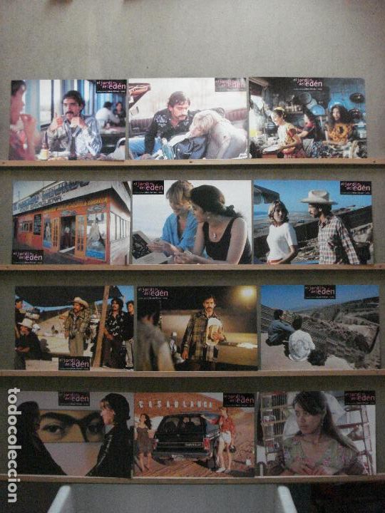 Cinema: ABB47 EL JARDIN DEL EDEN MARIA NOVARO SET COMPLETO 12 FOTOCROMOS ORIG ESTRENO