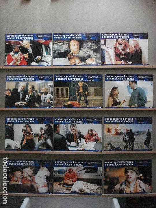 Cine: ABB48 ENCUENTROS NOCTURNOS ANDREAS DRESEN SET COMPLETO 12 FOTOCROMOS ORIG ESTRENO