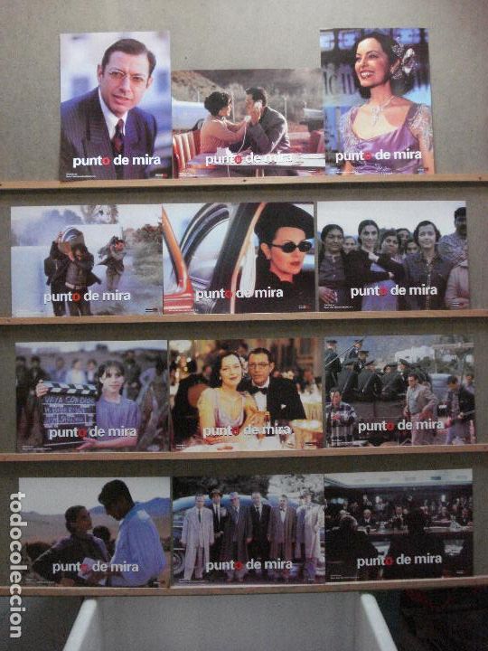 Cinema: ABB61 PUNTO DE MIRA JEFF GOLDBLUM SET COMPLETO 12 FOTOCROMOS ORIGINAL ESTRENO