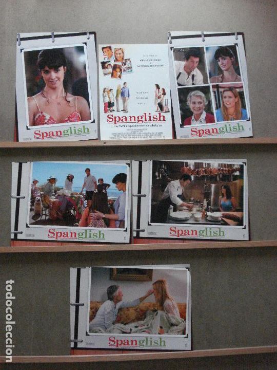 Cinema: ABB63 SPANGLISH PAZ VEGA TEA LEONI ADAM SANDLER SET COMPLETO 6 FOTOCROMOS ORIGINAL ESTRENO