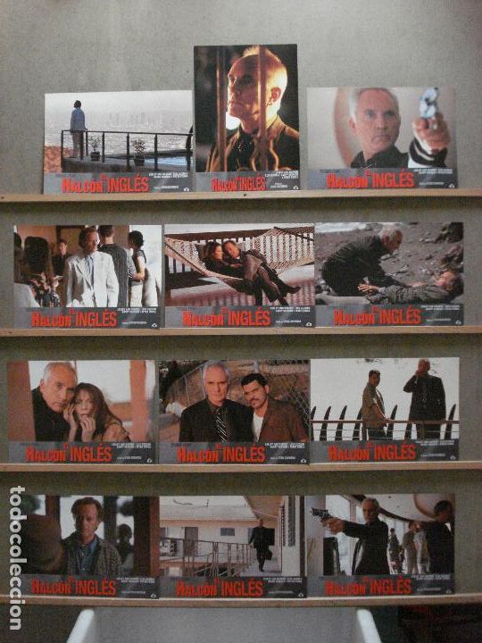 Cine: ABB70 EL HALCON INGLES TERENCE STAMP STEVEN SODERBERGH SET COMPLETO 10 FOTOCROMOS ORIGINAL ESTRENO