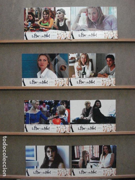 Cine: ABB76 LA FLOR DEL MAL ALISON LOHMAN ROBIN WRIGHT PENN SET COMPLETO 8 FOTOCROMOS ORIGINAL ESTRENO