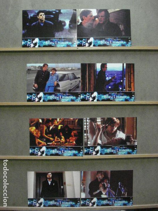 Cinema: ABB77 EL BUEN LADRON NICK NOLTE NEIL JORDAN SET COMPLETO 8 FOTOCROMOS ORIGINAL ESTRENO