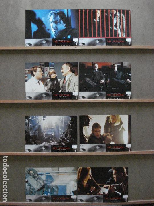 Cinema: ABB79 THE CRIMINAL STEVEN MACKINTOSH JULIAN SIMPSON SET COMPLETO 8 FOTOCROMOS ORIGINAL ESTRENO