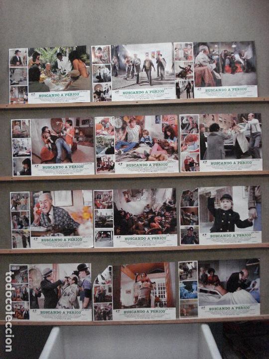 Cinema: ABB88 BUSCANDO A PERICO LUIS ESCOBAR AGUSTIN GONZALEZ SET 12 FOTOCROMOS ORIGINAL ESTRENO