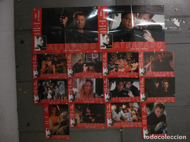 Cine: ABB99 ATRAPADO JOHN TRAVOLTA SET COMPLETO 14 FOTOCROMOS ORIGINAL ESTRENO