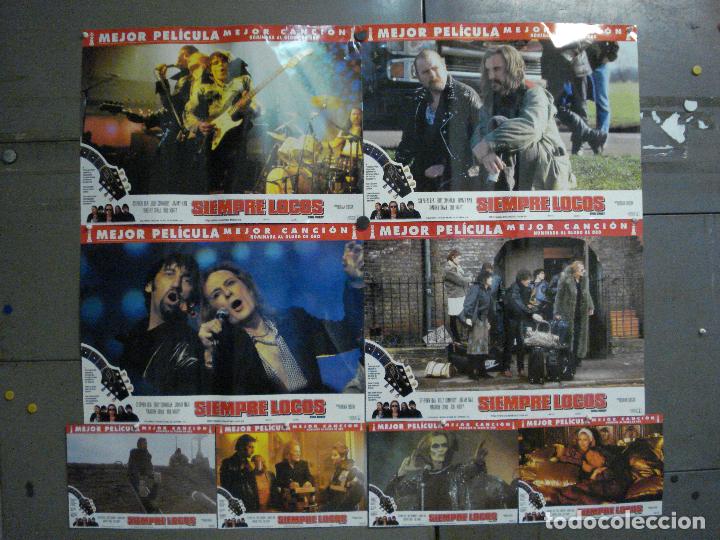 Cine: ABC06 SIEMPRE LOCOS STEPHEN REA BILLY CONNOLLY SET COMPLETO 8 FOTOCROMOS ORIGINAL ESTRENO
