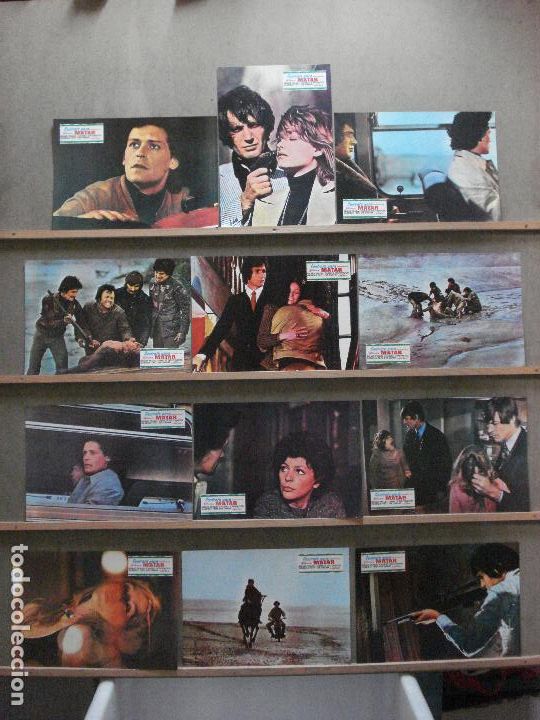 Cinema: ABC10 CONTRATO PARA MATAR BRUNO PRADAL EVA SWANN SET COMPLETO 12 FOTOCROMOS ORIGINAL ESTRENO