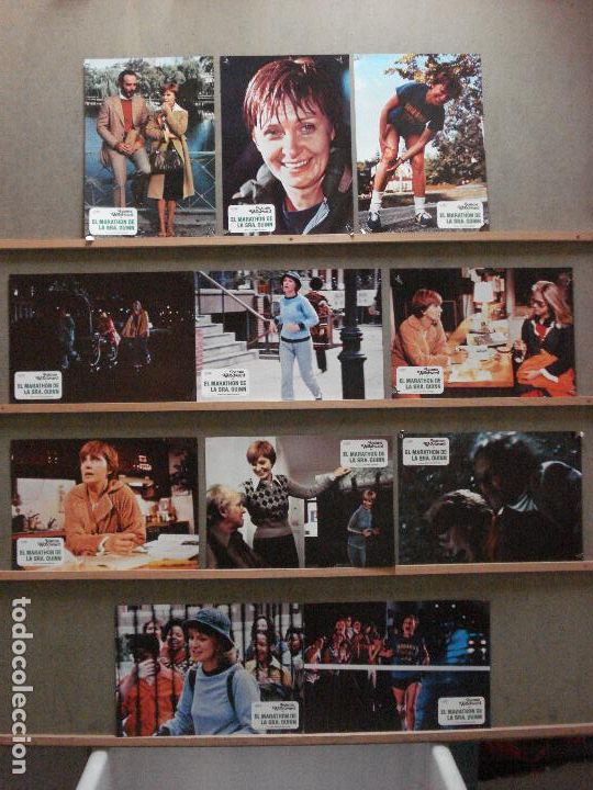 Cine: ABC21 EL MARATHON DE LA SRA QUINN JOANNE WOODWARD MARATON SET 11 FOTOCROMOS ORIGINAL ESTRENO