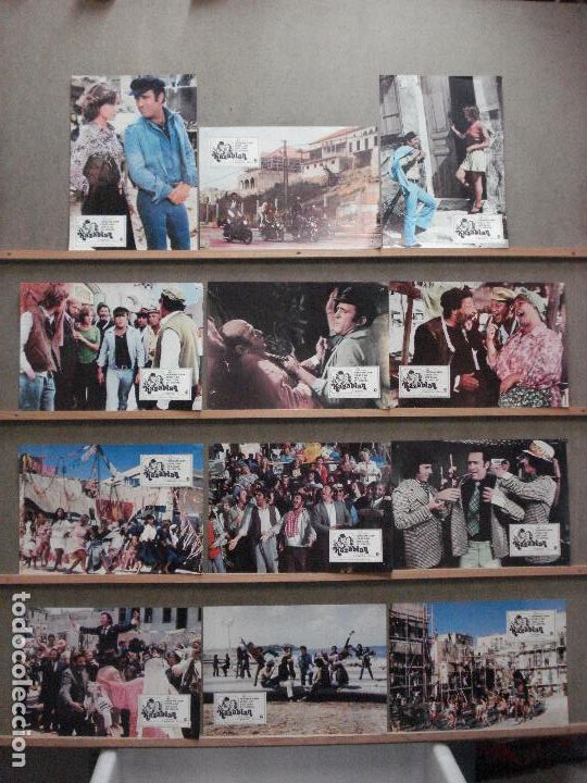 Cin&eacute;ma: ABC24 KAZABLAN MENAHEN GOLAN SET COMPLETO 12 FOTOCROMOS ORIGINAL ESTRENO