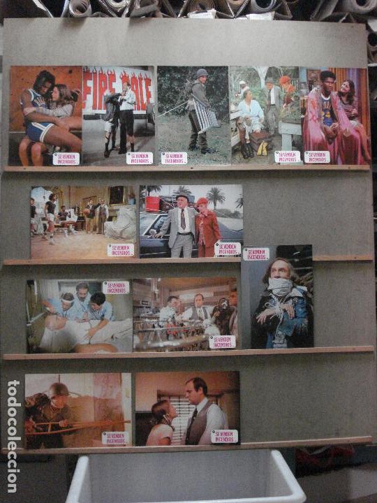 Cine: ABC30 SE VENDEN INCENDIOS ALAN ARKIN ROB REINER SET COMPLETO 12 FOTOCROMOS ORIGINAL ESTRENO