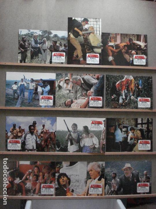 Cine: ABC36 ALTO RIESGO JAMES BROLIN ANTHONY QUINN SET COMPLETO 12 FOTOCROMOS ORIGINALES ESTRENO