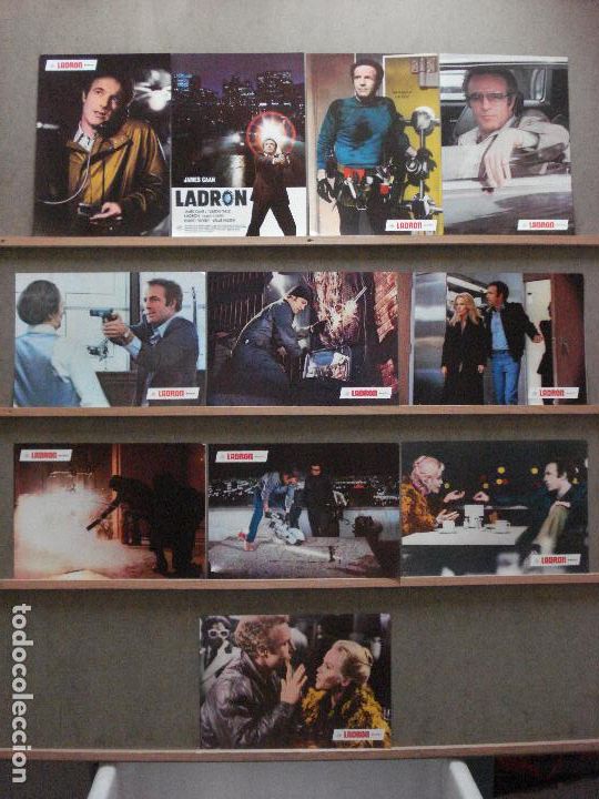 Kino: ABC48 LADRON JAMES CAAN TUESDAY WELD JAMES BELUSHI SET 11 FOTOCROMOS ORIGINAL ESTRENO