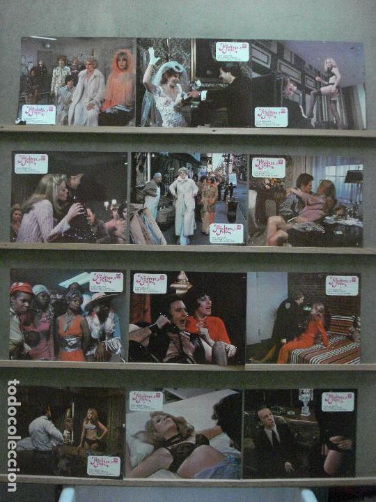 Cine: ABC62 LA PROSTITUTA FELIZ LYNN REDGRAVE SET COMPLETO 12 FOTOCROMOS ORIGINAL ESTRENO