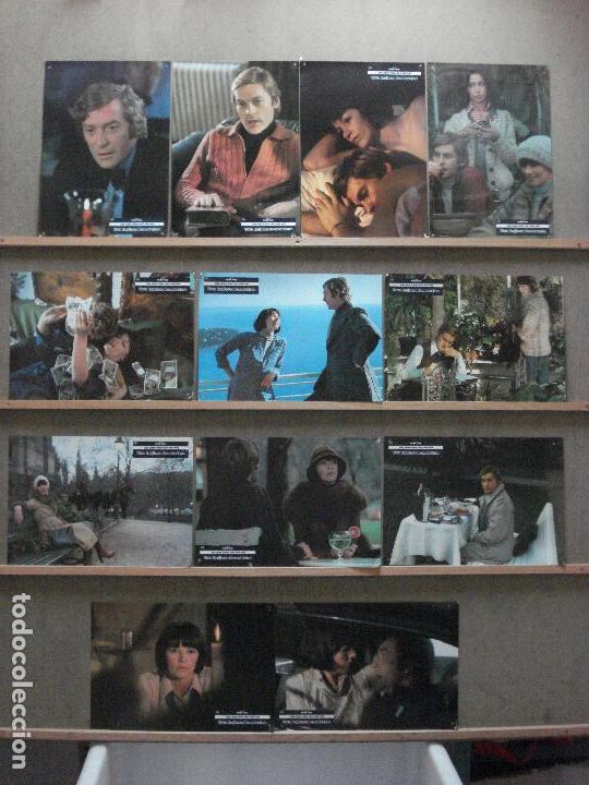 Cine: ABC74 UNA INGLESA ROMANTICA GLENDA JACKSON MICHAEL CAINE SET COMPLETO 12 FOTOCROMOS ORIGINAL ESTRENO