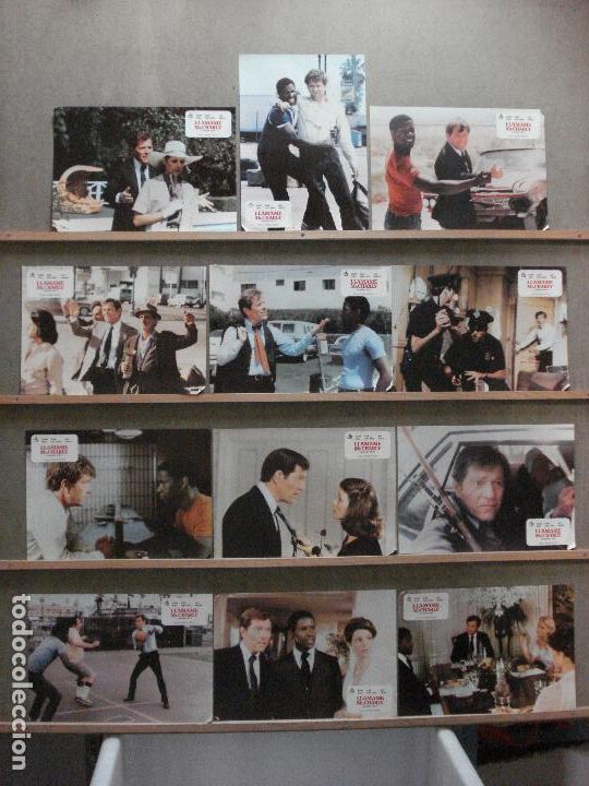 Cinema: ABC76 LLAMAME MR CHARLY GEORGE SEGAL SUSAN SAINT-JAMES SET COMPLETO 12 FOTOCROMOS ORIGINAL ESTRENO