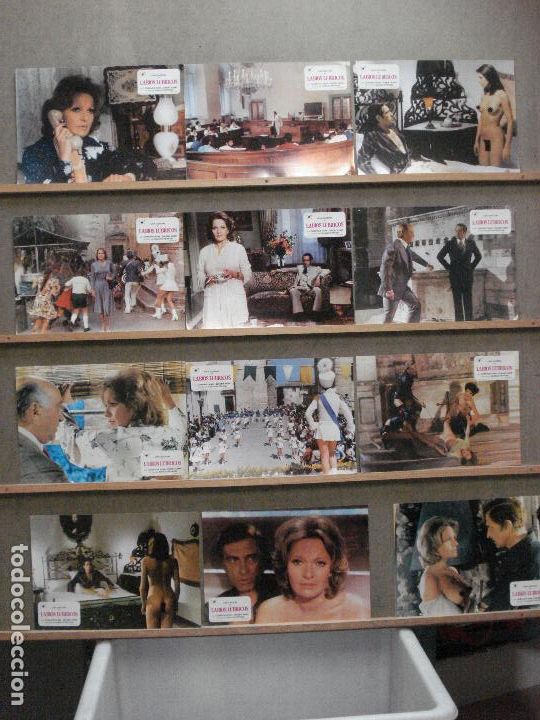 Cine: ABC80 LABIOS LUBRICOS LISA GASTONI CORRADO PANI EROTICO SET COMPLETO 12 FOTOCROMOS ORIGINAL ESTRENO