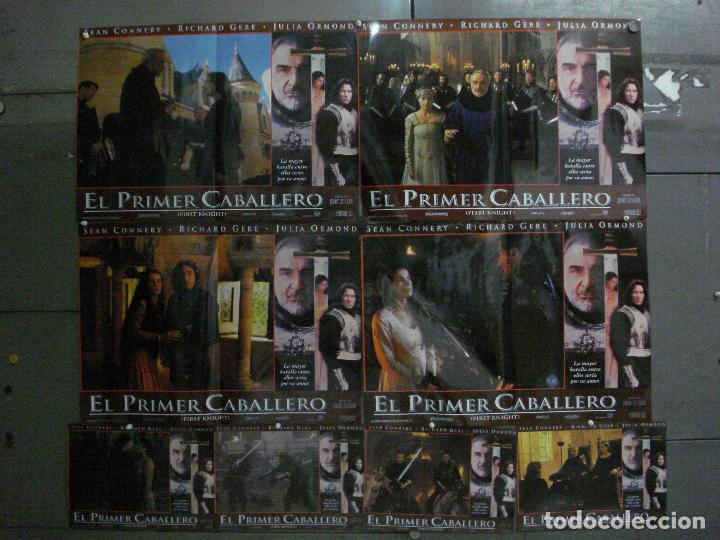 Cine: ABC95 EL PRIMER CABALLERO RICHARD GERE SEAN CONNERY SET COMPLETO 8 FOTOCROMOS ORIG ESTRENO