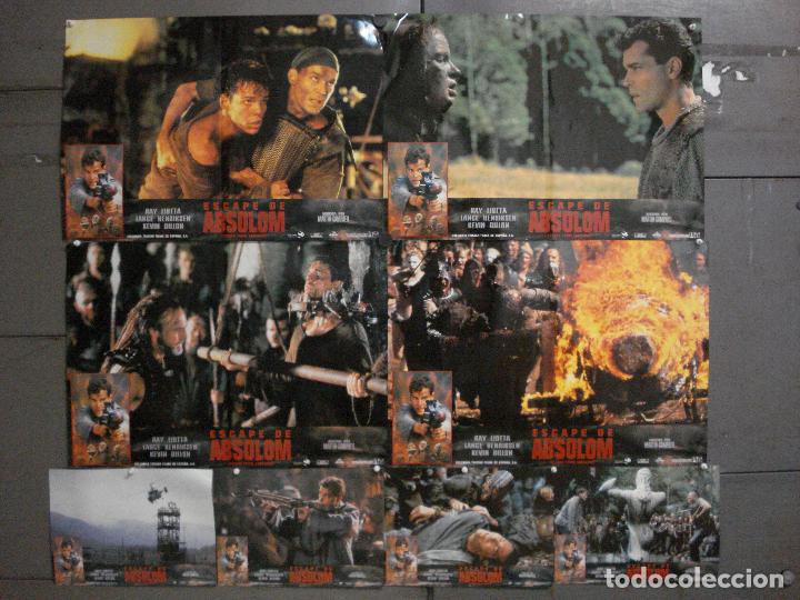 Kino: ABC98 ESCAPE DE ABSOLOM KEVIN DILLON RAY LIOTTA SET COMPLETO 8 FOTOCROMOS ORIGINAL ESTRENO