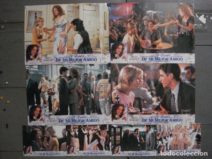 Cine: ABD01 LA BODA DE MI MEJOR AMIGO JULIA ROBERTS CAMERON DIAZ SET COMPLETO 8 FOTOCROMOS ORIG ESTRENO
