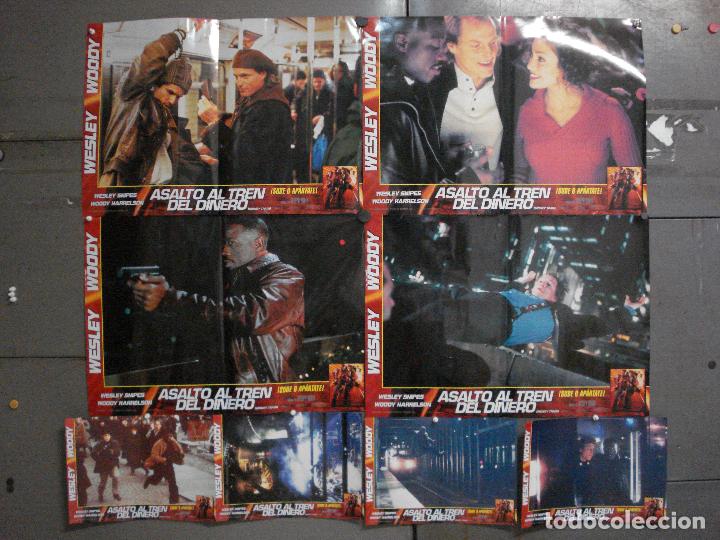 Cine: ABD08 ASALTO AL TREN DEL DINERO JENNIFER LOPEZ HARRELSON SNIPES SET COMPLETO 8 FOTOCROMOS ESTRENO