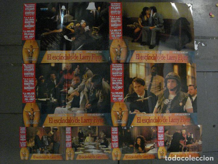 Kino: ABD14 EL ESCANDALO DE LARRY FLYNT WOODY HARRELSON SET COMPLETO 8 FOTOCROMOS ORIG ESTRENO