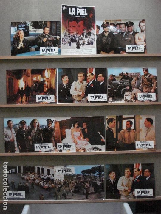 Cinema: ABD25 LA PIEL LILIANA CAVANI BURT LANCASTER CARDINALE SET COMPLETO 12 FOTOCROMOS ORIGINAL ESTRENO