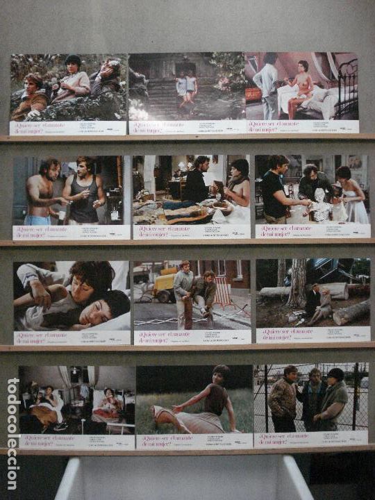 Cine: ABD28 QUIERE SER EL AMANTE DE MI MUJER CAROLE ANDRE DEPARDIEU SET 12 FOTOCROMOS ORIGINAL ESTRENO
